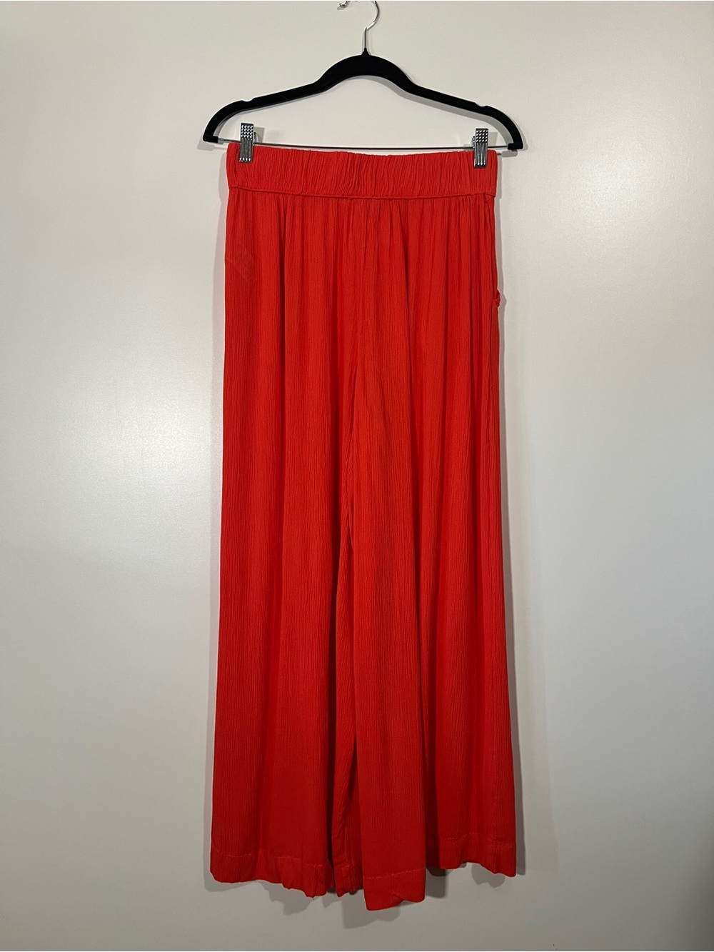 Boden Holiday Wide Leg Pull-On Trousers Size 8R Poppy Red - Picture 6 of 10